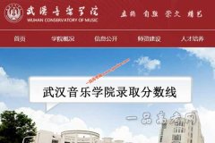 武汉音乐学院2021年录取分数线（附2017-2021年分数线）